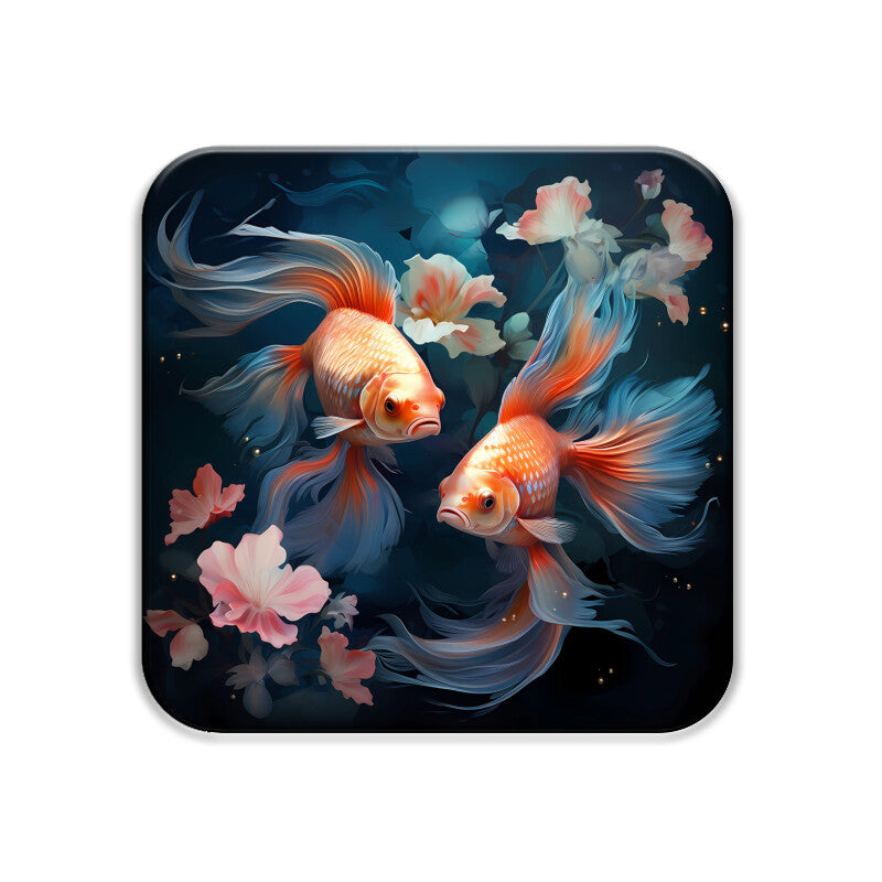 3D Fish Square Coaster