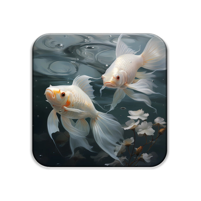 3D Fish Square Coaster