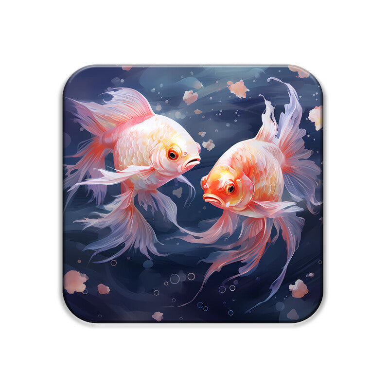 3D Fish Square Coaster