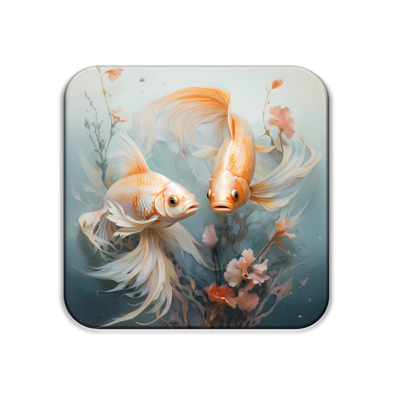 3D Fish Square Coaster