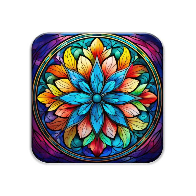 Mandala Square Coaster