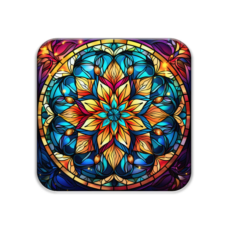 Mandala Square Coaster