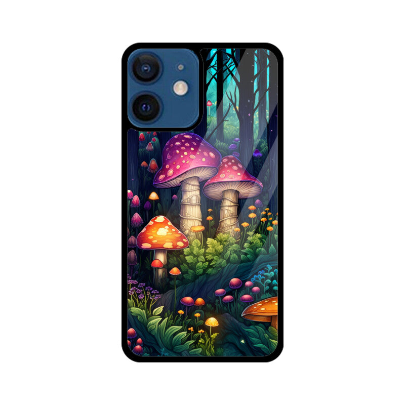 Forest Seamless Pattern - Apple iPhone Glass Phone Cases - All Models Available