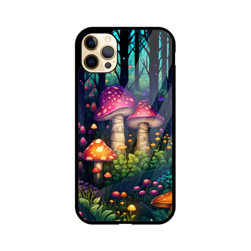 Forest Seamless Pattern - Apple iPhone Glass Phone Cases - All Models Available