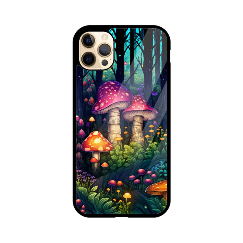 Forest Seamless Pattern - Apple iPhone Glass Phone Cases - All Models Available