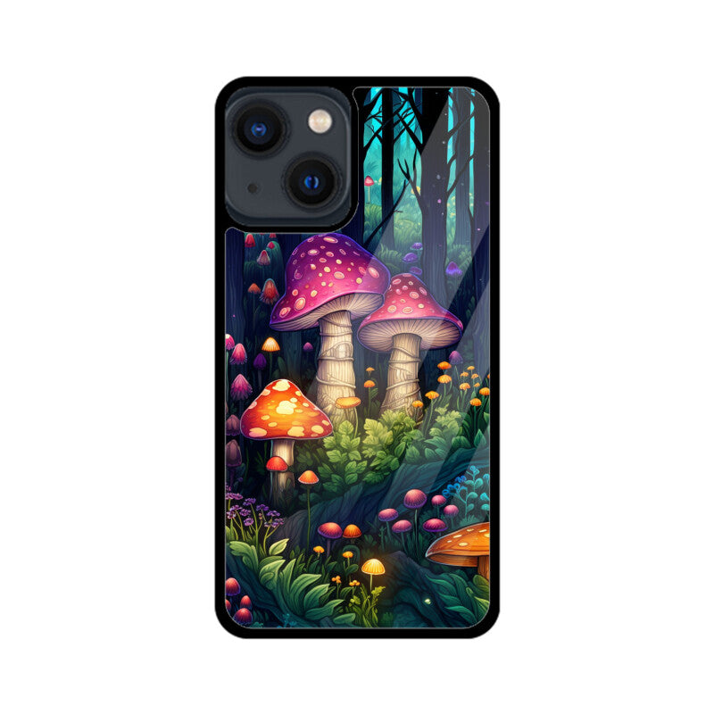 Forest Seamless Pattern - Apple iPhone Glass Phone Cases - All Models Available