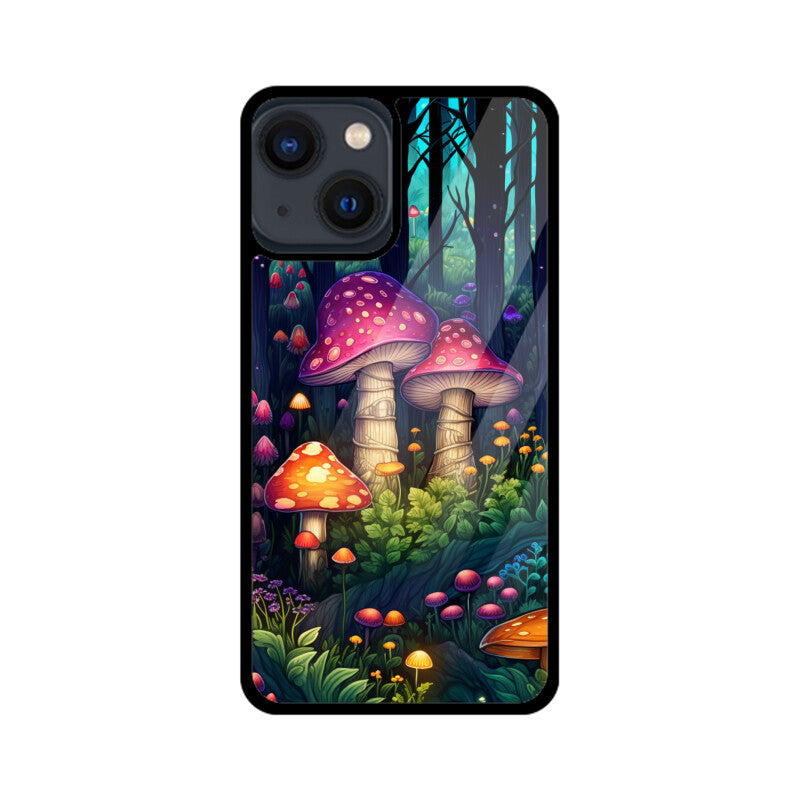 Forest Seamless Pattern - Apple iPhone Glass Phone Cases - All Models Available