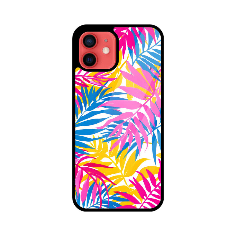 Summer Tropical Leave - Apple iPhone Glass Phone Cases - All Models Available