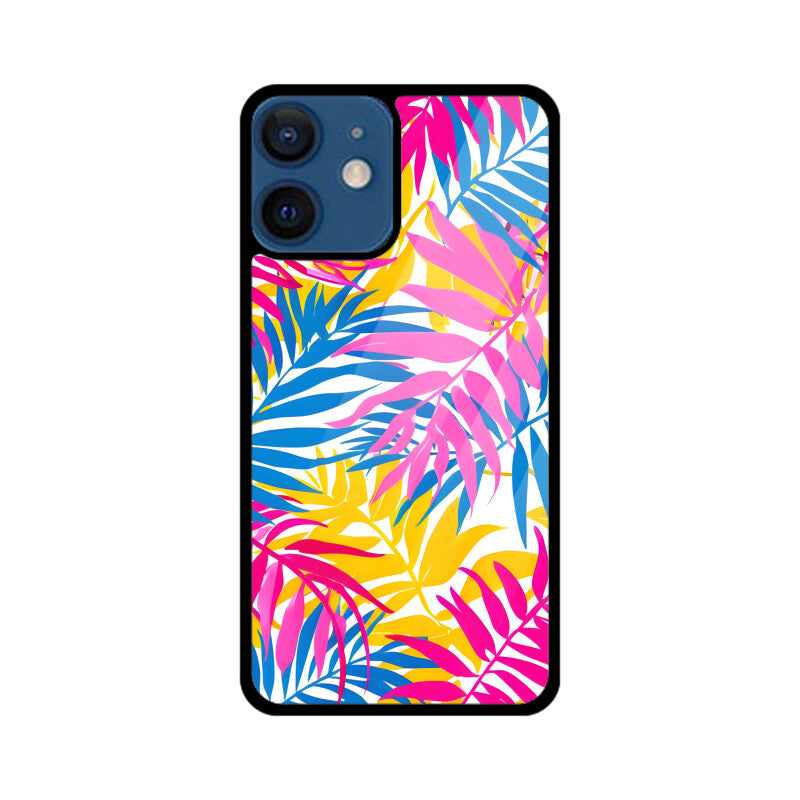 Summer Tropical Leave - Apple iPhone Glass Phone Cases - All Models Available