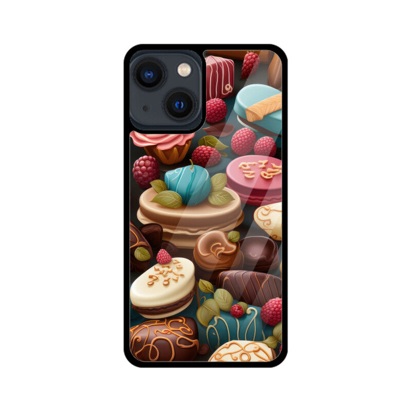 Valentine Chocolate Design - Apple iPhone Glass Phone Cases - All Models Available