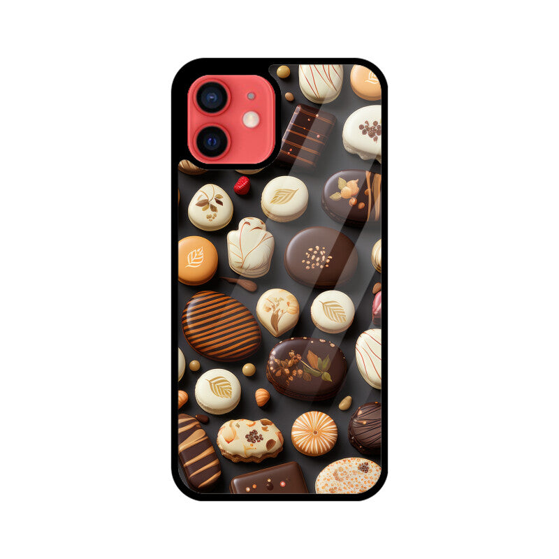 Valentine Chocolate Design - Apple iPhone Glass Phone Cases - All Models Available