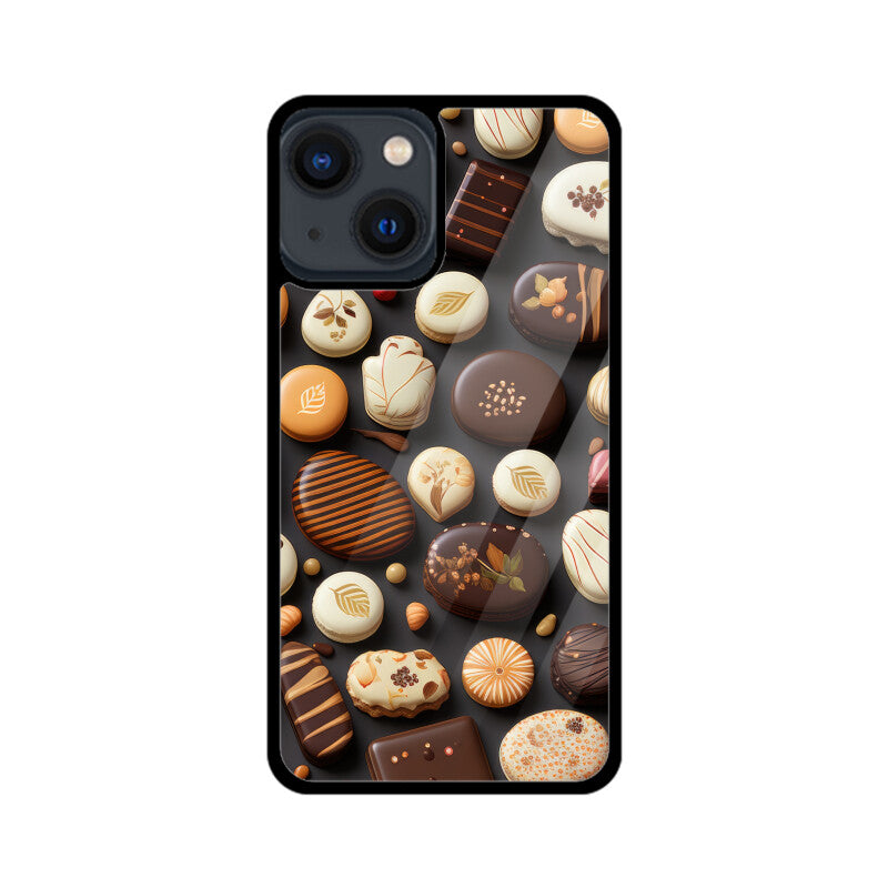 Valentine Chocolate Design - Apple iPhone Glass Phone Cases - All Models Available