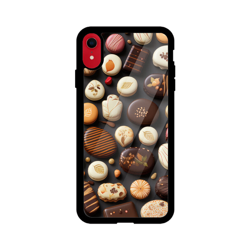Valentine Chocolate Design - Apple iPhone Glass Phone Cases - All Models Available