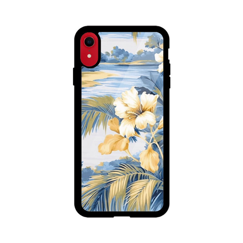 Tropical Beach Scene - Apple iPhone Glass Phone Cases - All Models Available