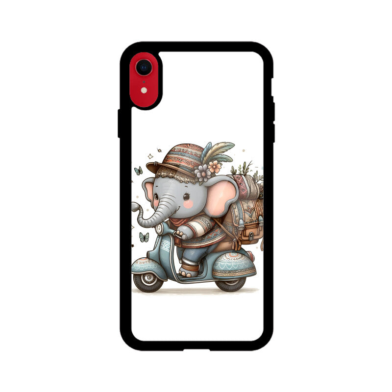 Cute Elephant - Apple iPhone Glass Phone Cases - Available for all Models