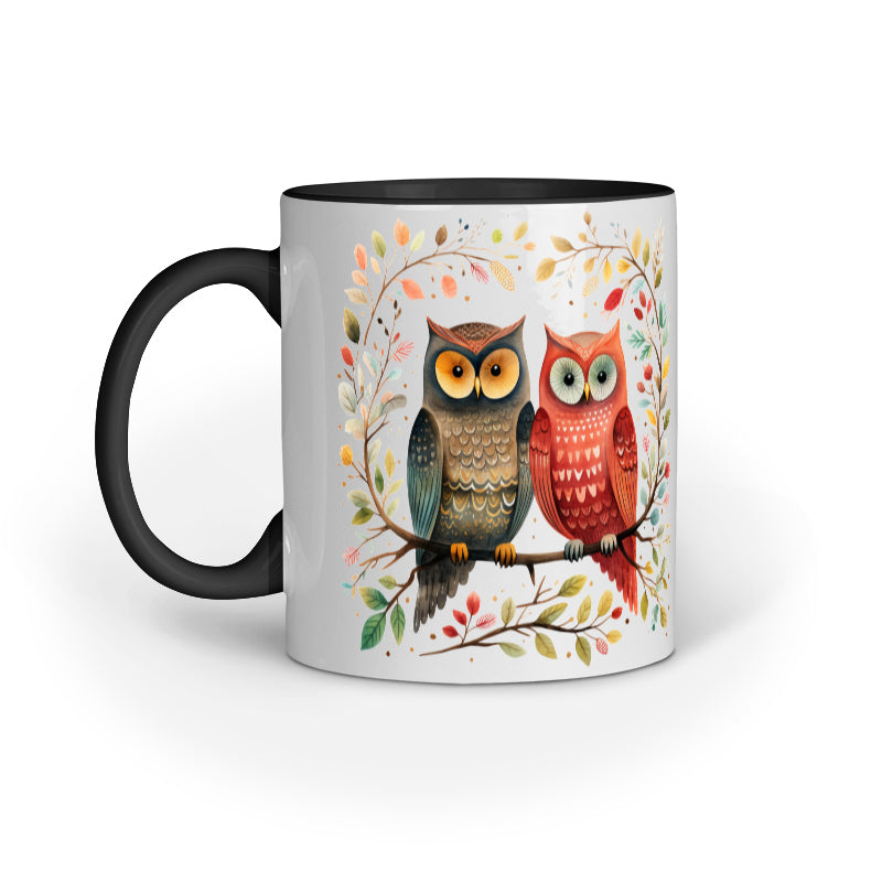 Cute Couple Owl Mug