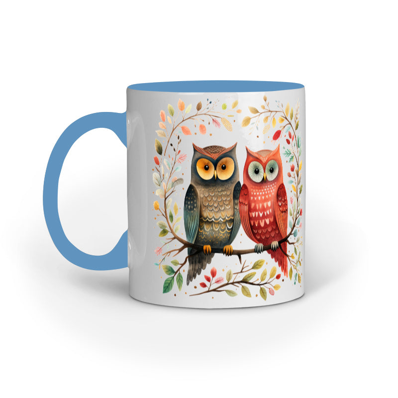 Cute Couple Owl Mug