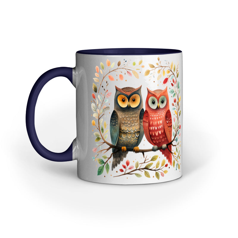 Cute Couple Owl Mug