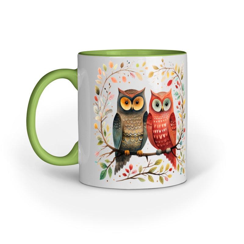 Cute Couple Owl Mug
