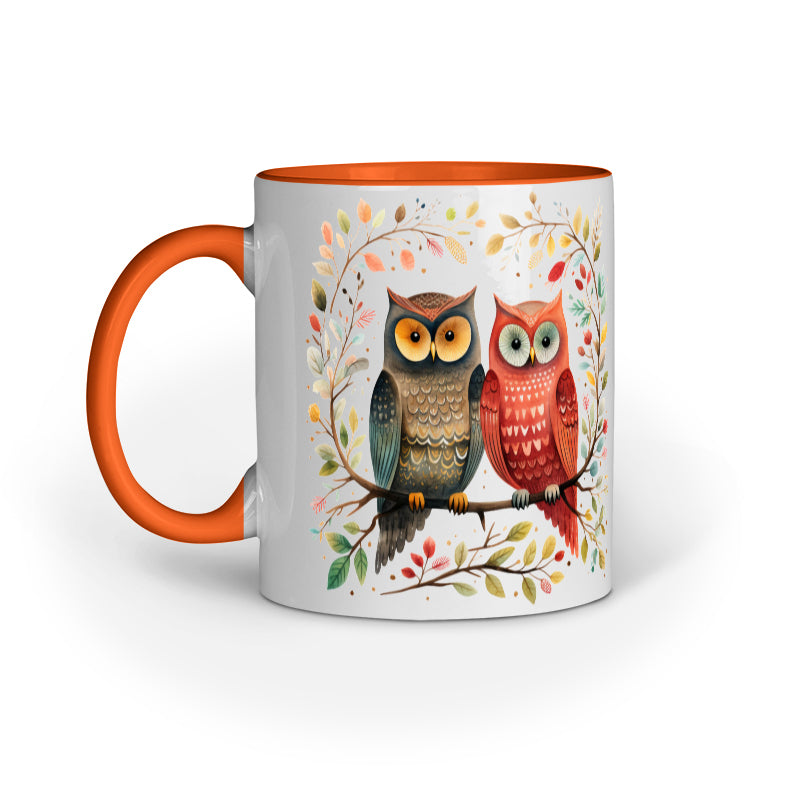 Cute Couple Owl Mug