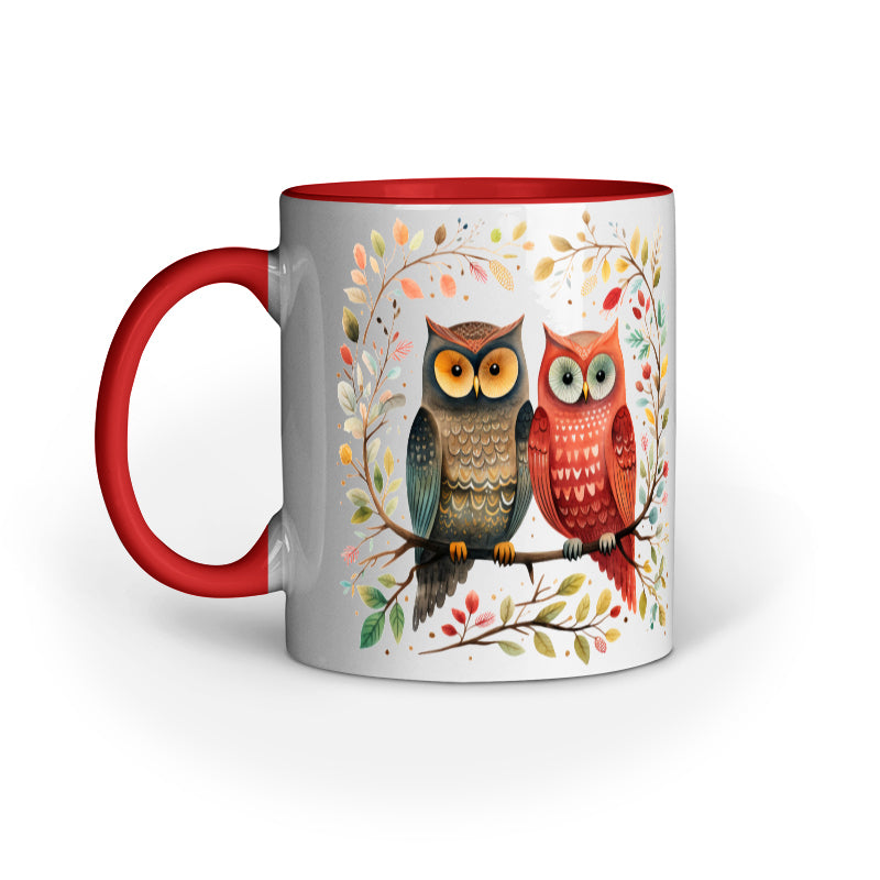 Cute Couple Owl Mug