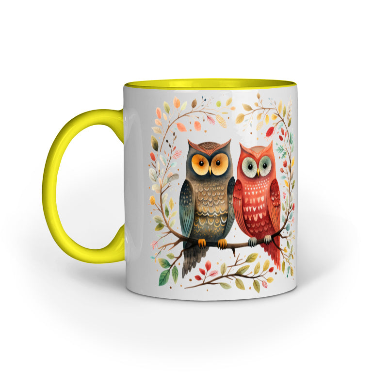 Cute Couple Owl Mug