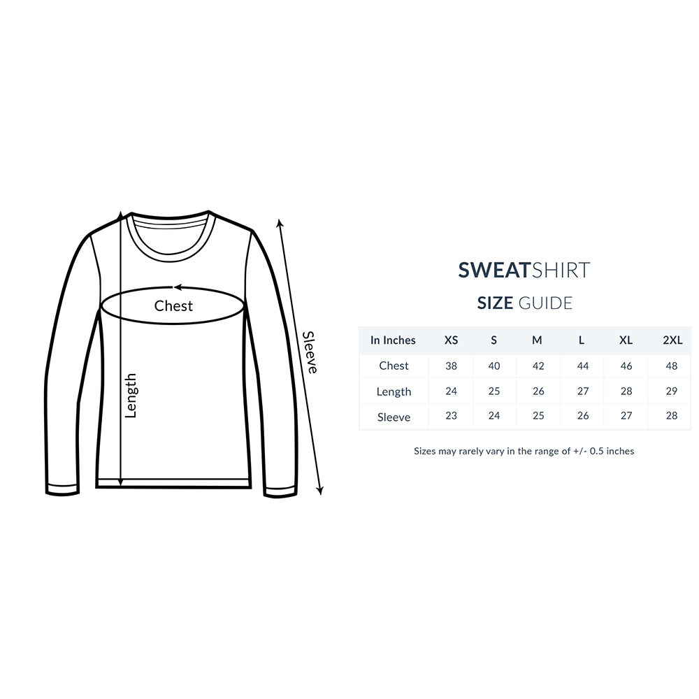 Stay Focused Stay Positive Sweatshirt for Men