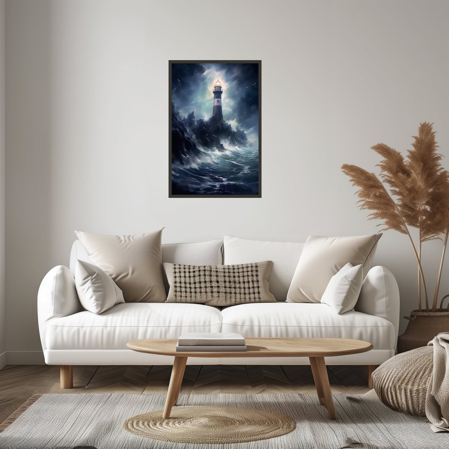 Lighthouse Painting Wall Art