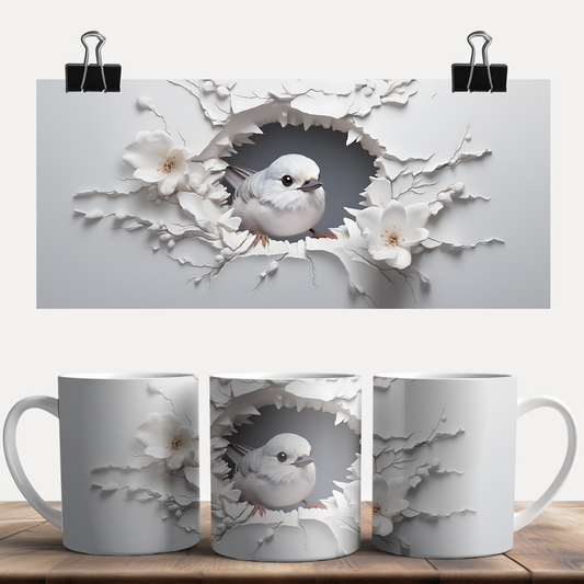 3D Sparrow Mug