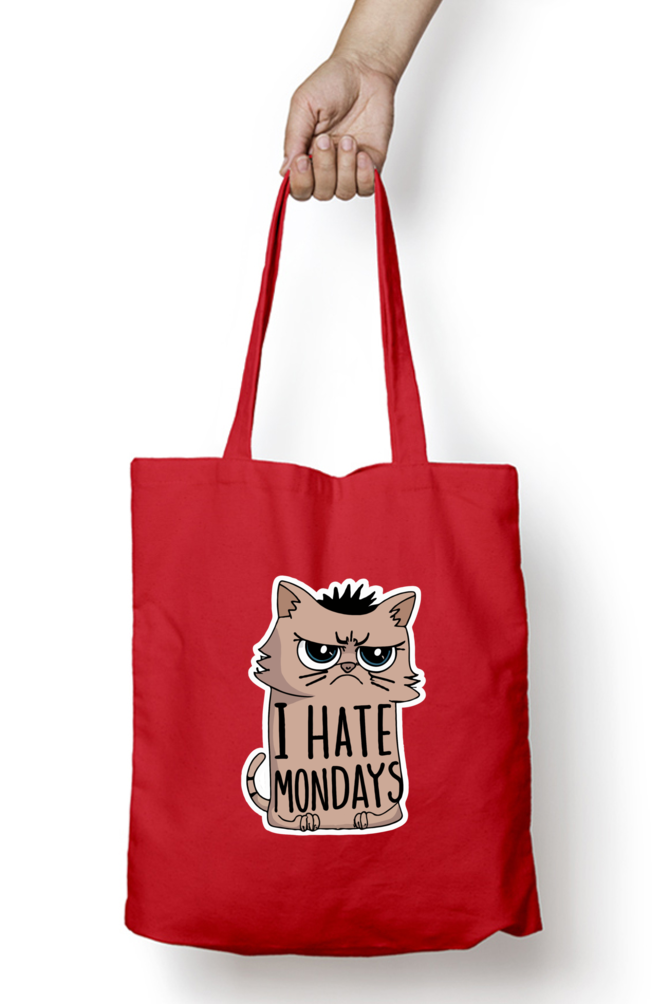 I Hate Mondays - Tote Bags with Zipper