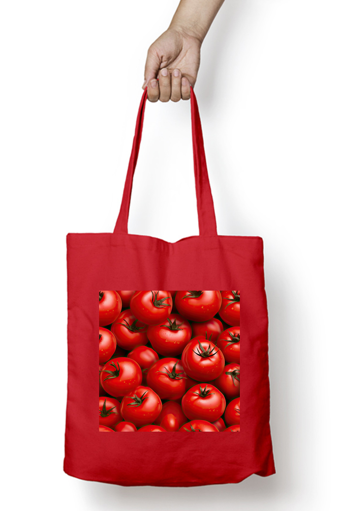 Tomato Tote Bags with Zipper