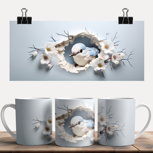 3D Sparrow Mug