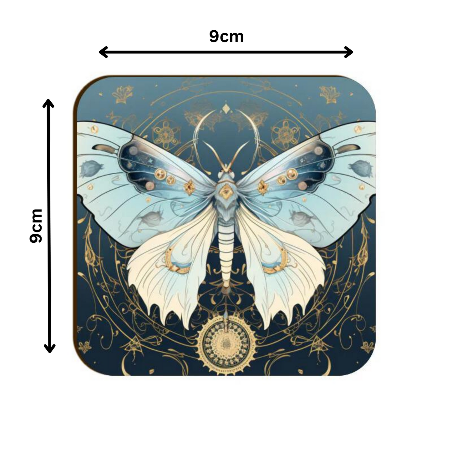 Butterfly Square Coaster