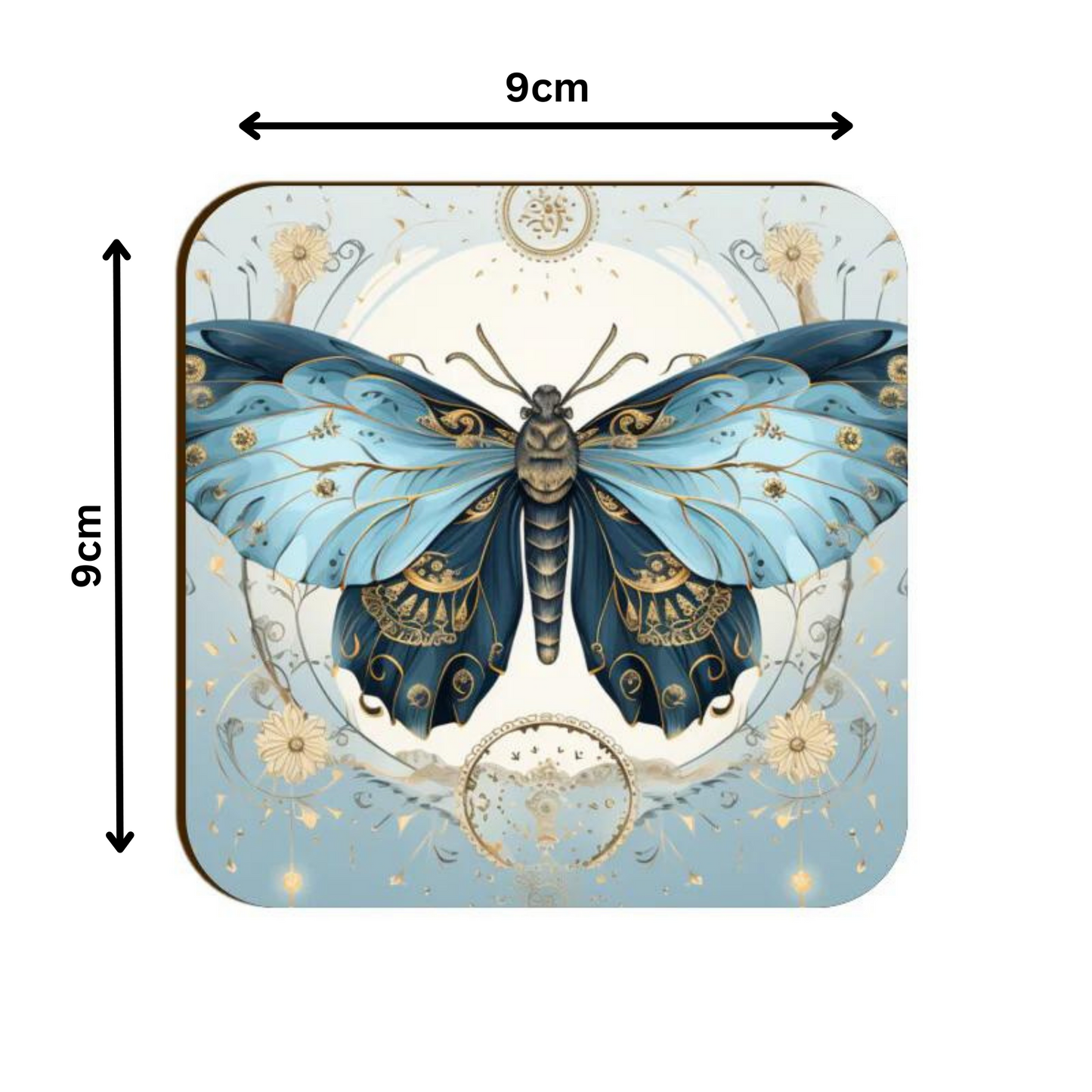 Butterfly Square Coaster