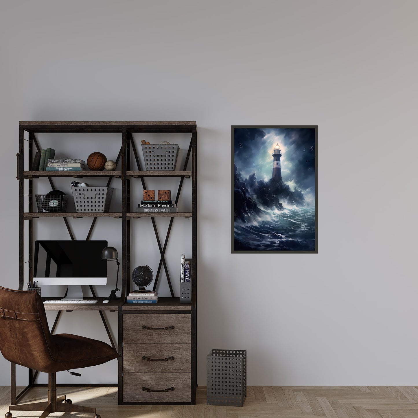 Lighthouse Painting Wall Art