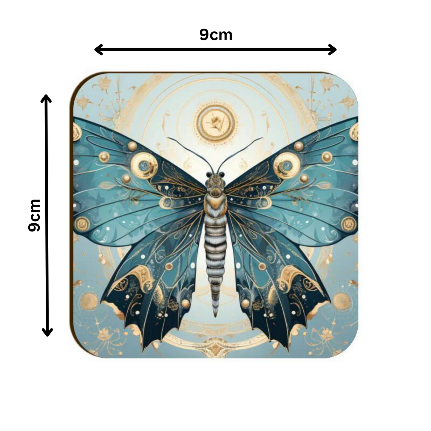 Butterfly Square Coaster
