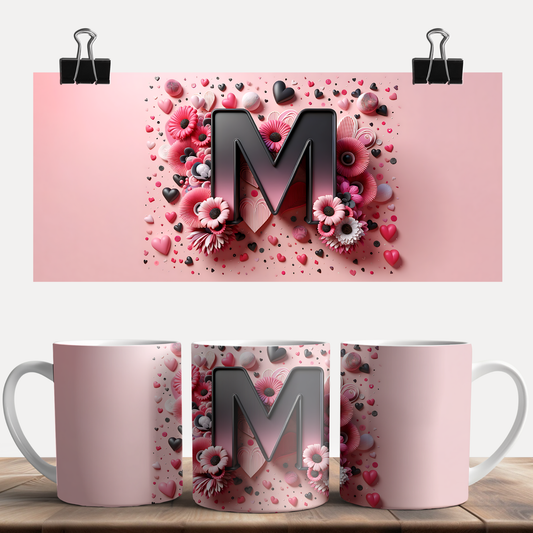 Valentine Alphabet M Mug
