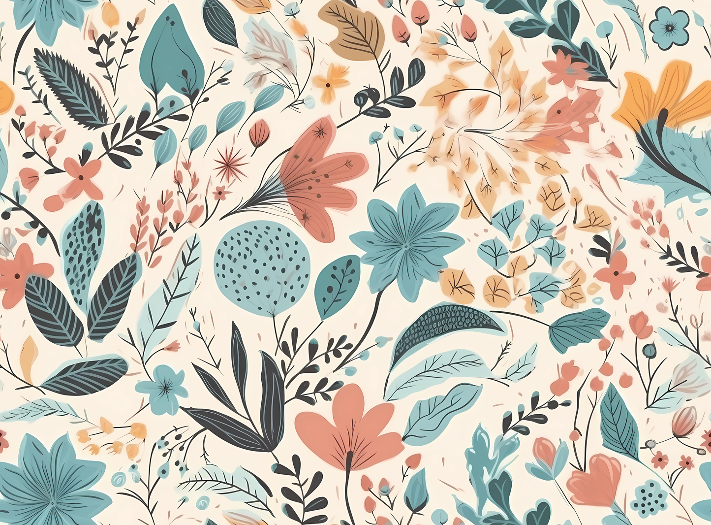 Floral Pattern Sipper Bottle