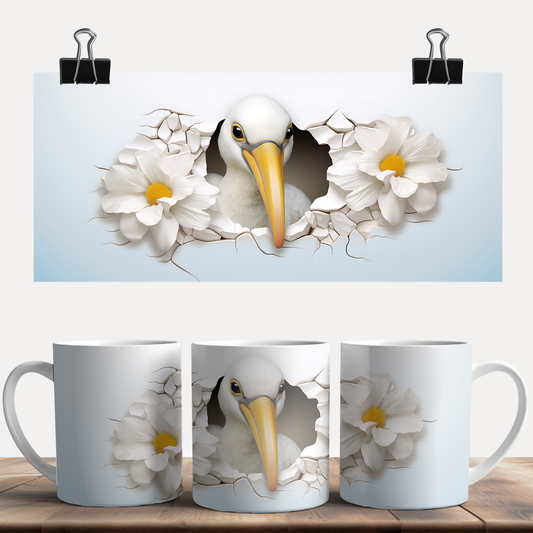 3D Pelican Mug