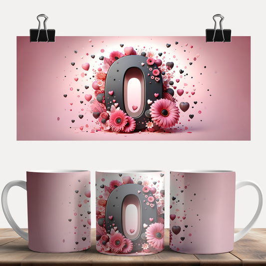 Valentine Alphabet O Mug