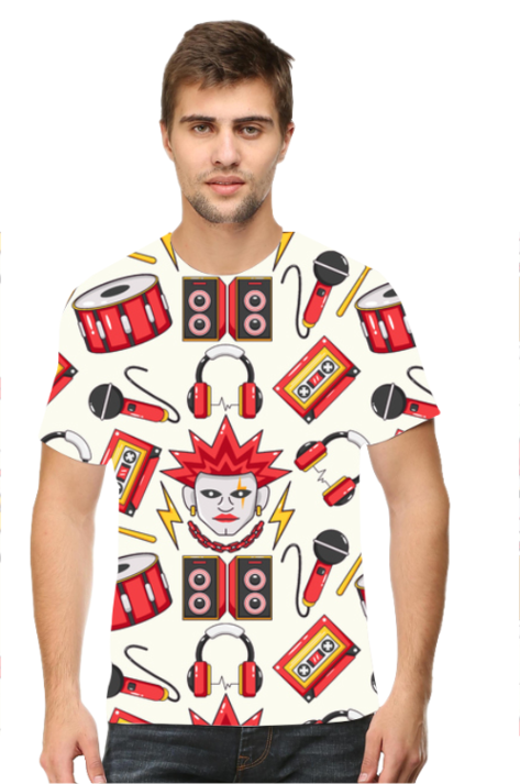 Rock Music All-Over Printed T-Shirts