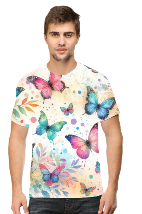 Butterfly All-Over Printed T-Shirts