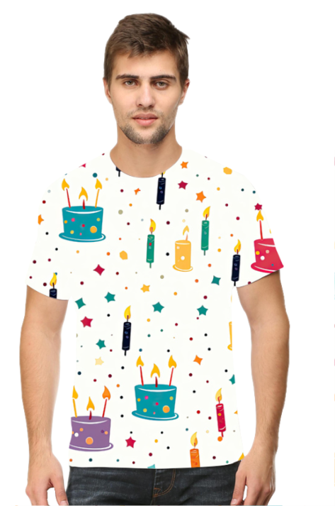 Happy Birthday All-Over Printed T-Shirts