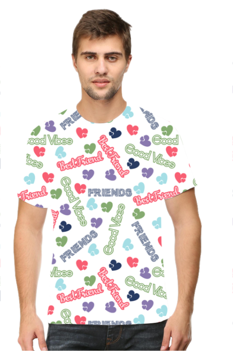Best Friends All-Over Printed T-Shirts
