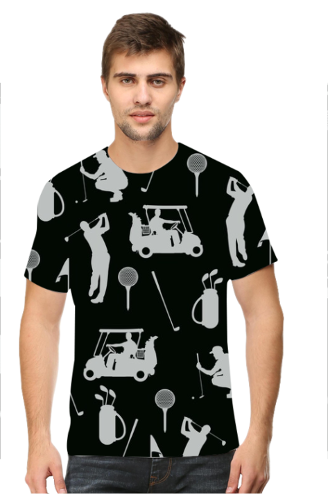 Golf Game All-Over Printed T-Shirts