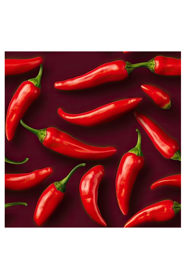 Chili pepper Tote Bags with Zipper