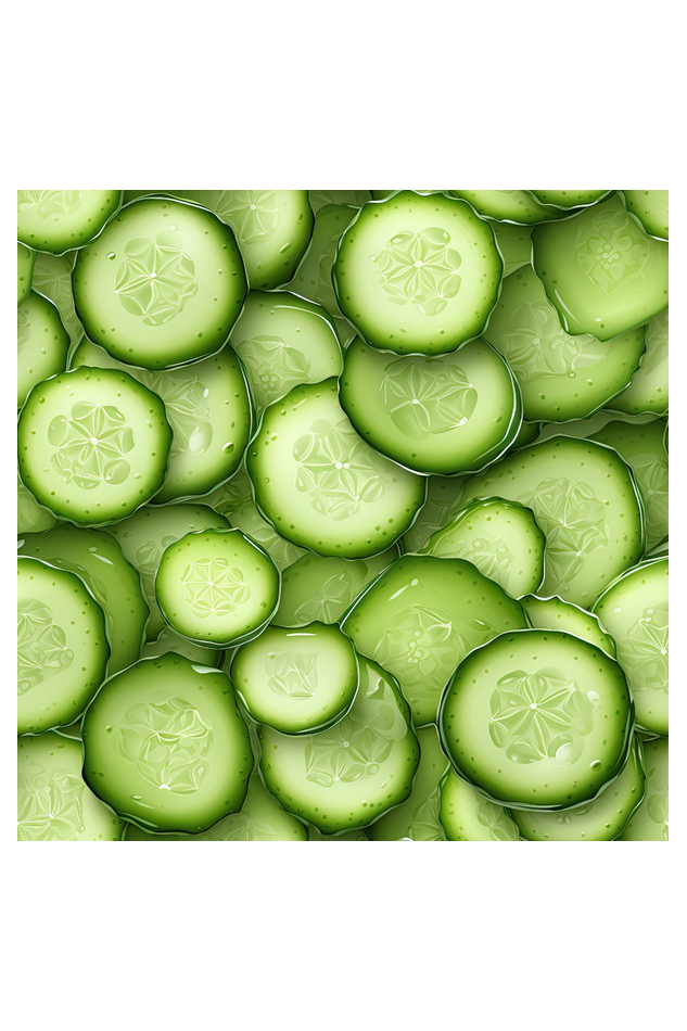 Fresh Cucumber Tote Bags with Zipper