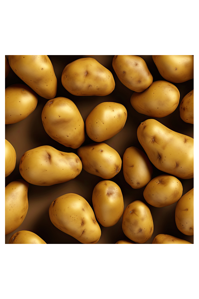 Fresh Potato Tote Bags with Zipper