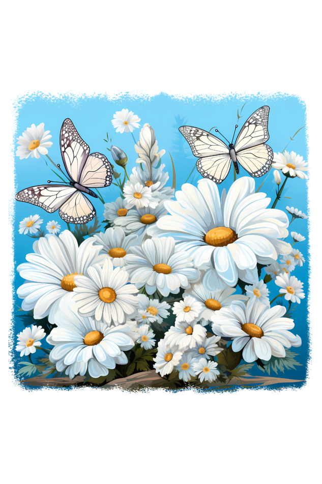 Butterfly Tote Bags with Zipper