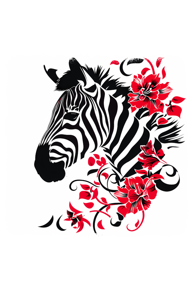 Zebra Tote Bags with Zipper